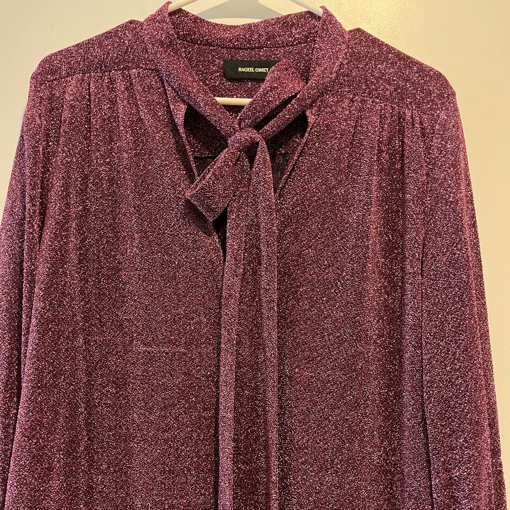 Rachel Comey pink sparkle party dress with bow